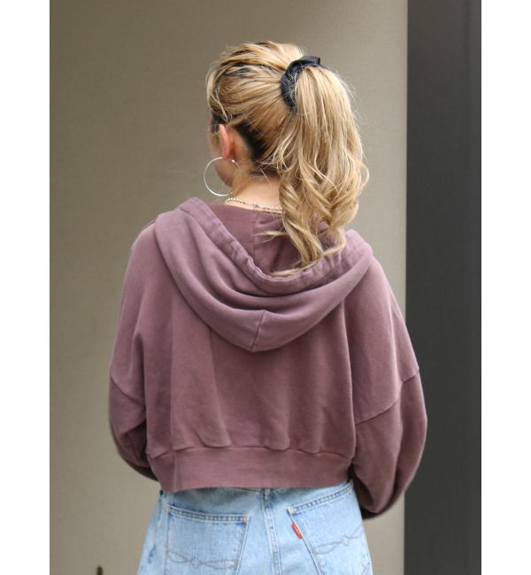 Ungrid「ダブルジップヴィンテージショートパーカー」|パーカー|