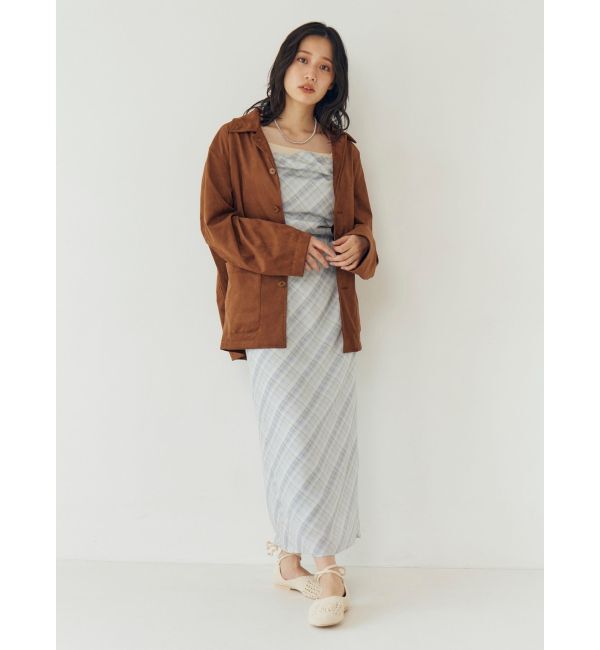 Ungrid「フェイクスウェードジャケット」|ブルゾン・スタジャン|