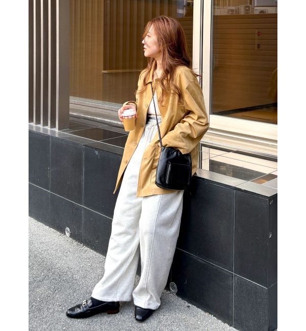 Ungrid「フェイクスウェードジャケット」|ブルゾン・スタジャン|