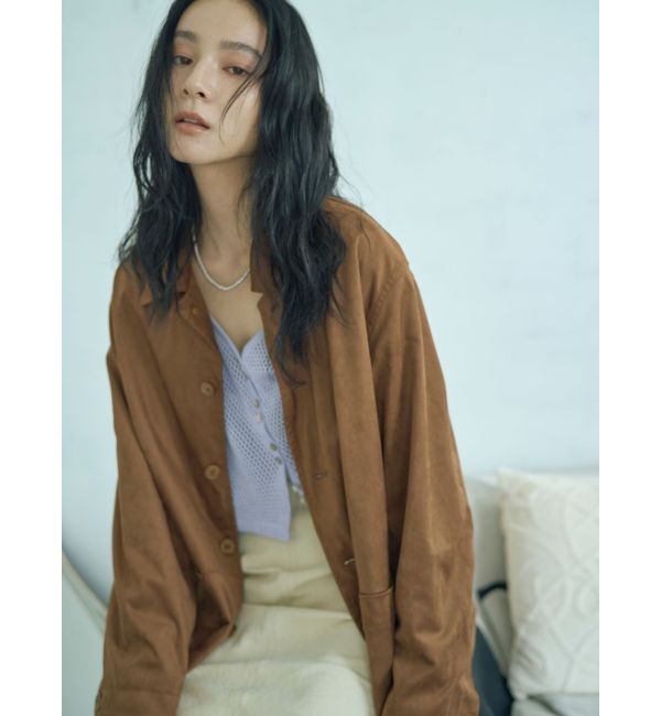Ungrid「フェイクスウェードジャケット」|ブルゾン・スタジャン|