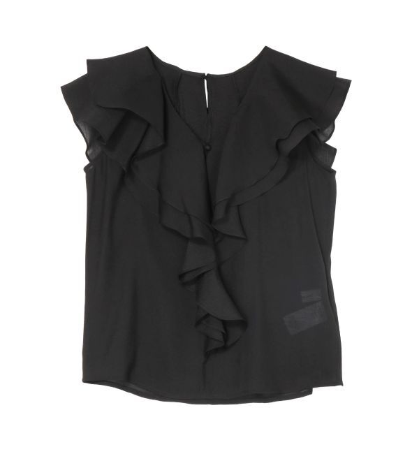 LAGUNAMOON「ノースリーブラッフルブラウス」|シャツ・ブラウス|