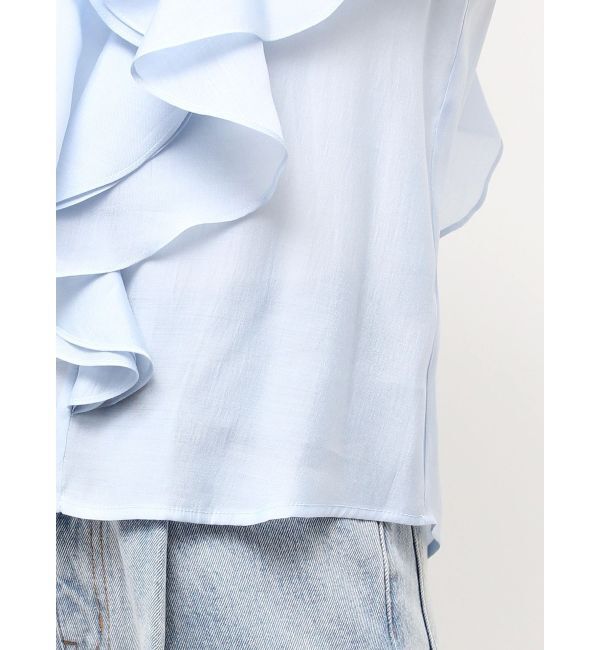 LAGUNAMOON「ノースリーブラッフルブラウス」|シャツ・ブラウス|