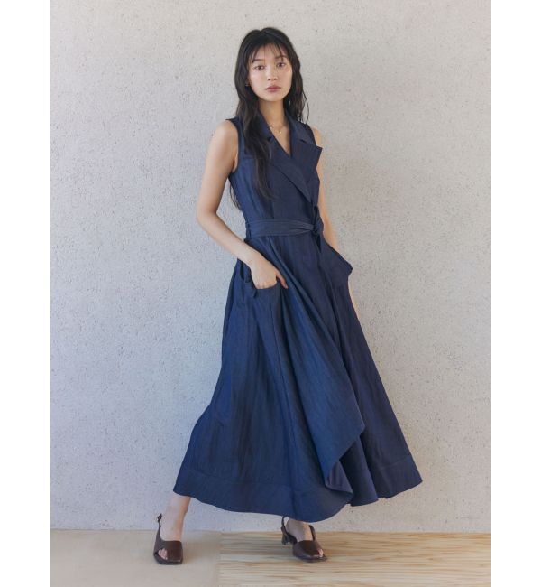 LAGUNAMOON「アシメヘムトレンチワンピース」|ワンピース|