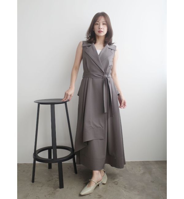 LAGUNAMOON「アシメヘムトレンチワンピース」|ワンピース|
