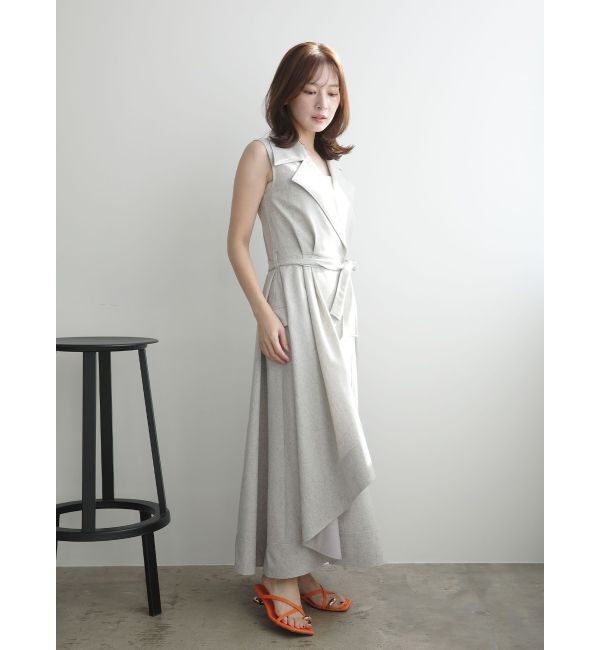 LAGUNAMOON「アシメヘムトレンチワンピース」|ワンピース|