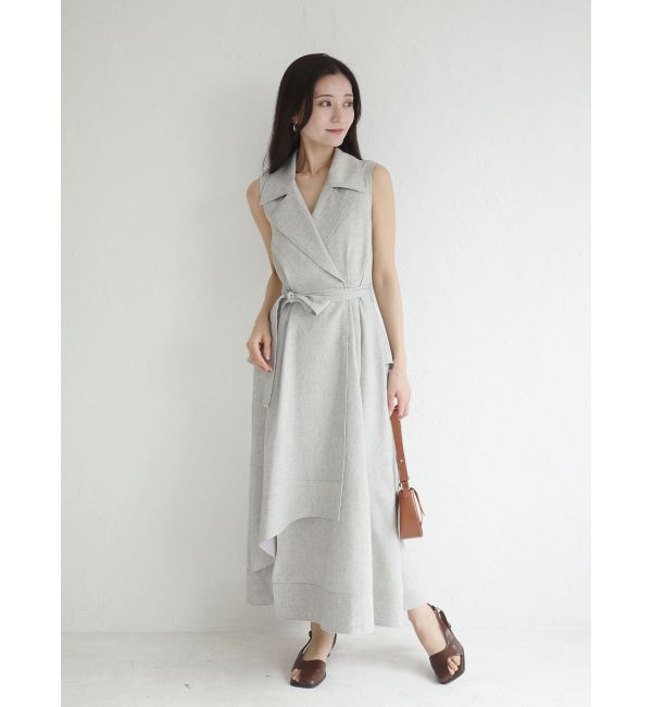 LAGUNAMOON「アシメヘムトレンチワンピース」|ワンピース|
