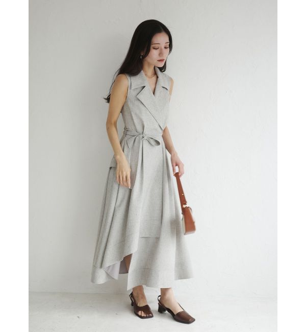 LAGUNAMOON「アシメヘムトレンチワンピース」|ワンピース|