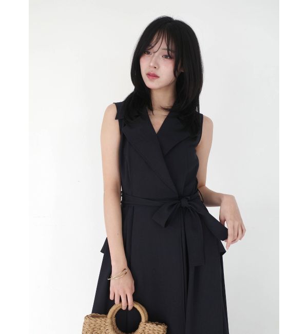LAGUNAMOON「アシメヘムトレンチワンピース」|ワンピース|