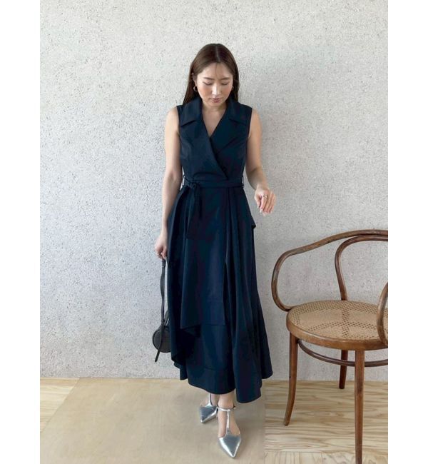 LAGUNAMOON「アシメヘムトレンチワンピース」|ワンピース|