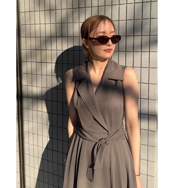 LAGUNAMOON「アシメヘムトレンチワンピース」|ワンピース|