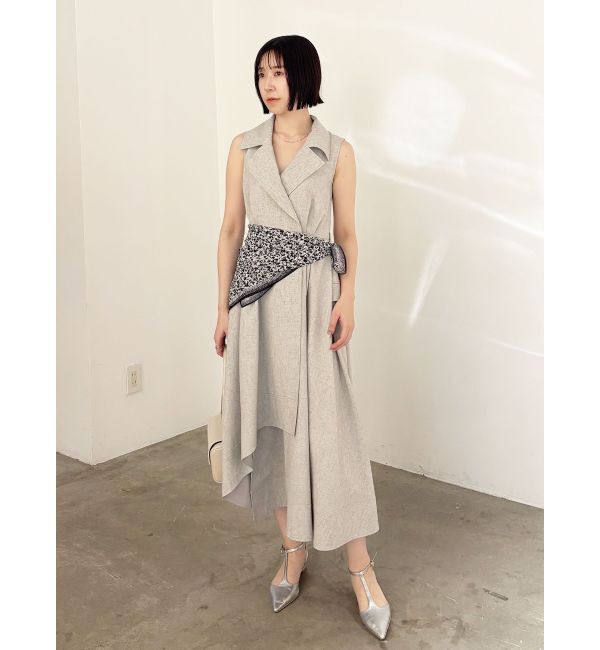 LAGUNAMOON「アシメヘムトレンチワンピース」|ワンピース|