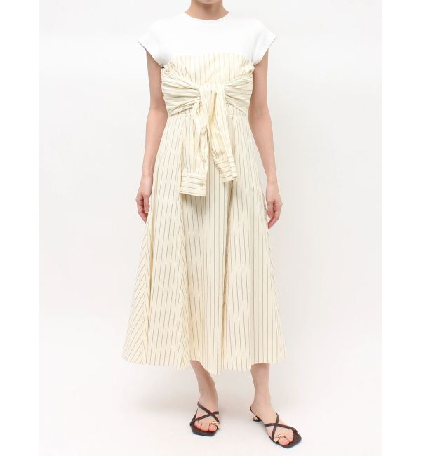 LAGUNAMOON「カットドッキングシャツレイヤードワンピース」|ワンピース|