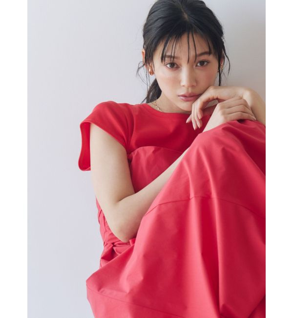 LAGUNAMOON「カットドッキングシャツレイヤードワンピース」|ワンピース|