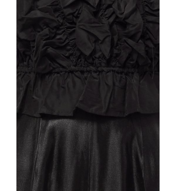 LAGUNAMOON「LADYシャーリングブラウスパンツドレス」|ドレス|