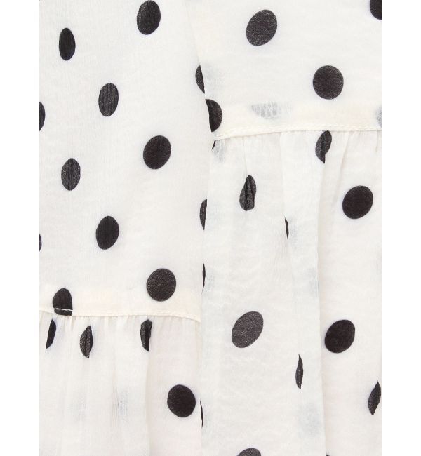 LAGUNAMOON「2WAYシアードットプリントギャザーフレアワンピース」|ワンピース|