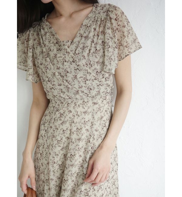 LAGUNAMOON「フロラルカシュクールワンピース」|ワンピース|