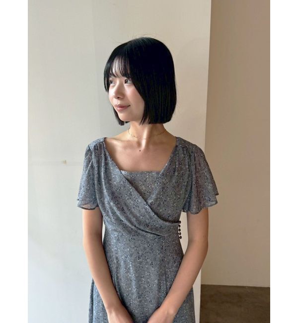 LAGUNAMOON「フロラルカシュクールワンピース」|ワンピース|