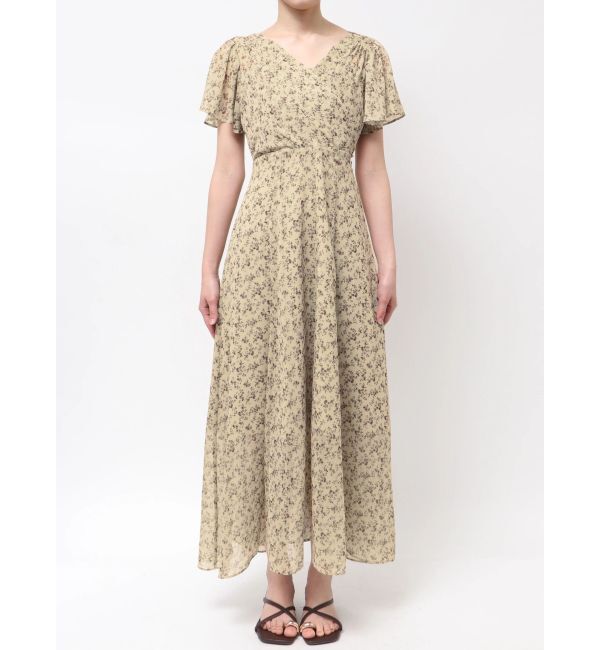 LAGUNAMOON「フロラルカシュクールワンピース」|ワンピース|