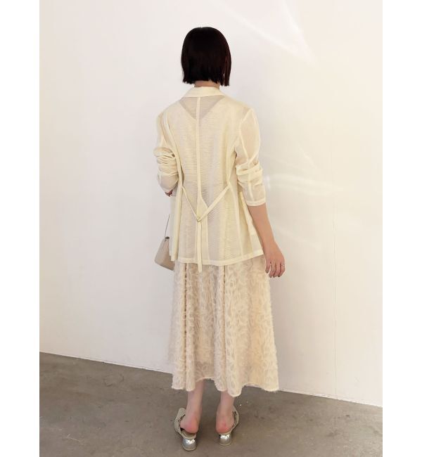 LAGUNAMOON「カットジャガードパイピングワンピース」|ワンピース|