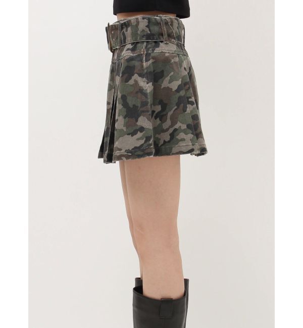 EVRIS「ワイドベルトプリーツミニスカート【セットアップ着用可能】」|スカート|