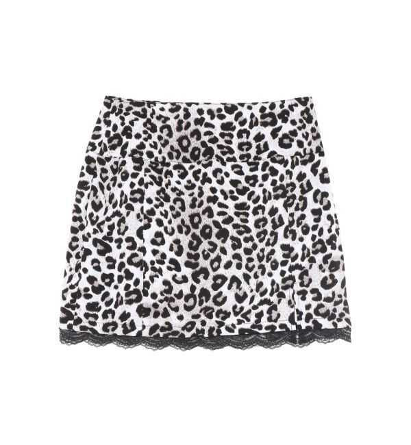 EVRIS「レオパードスリットミニスカート」|スカート|