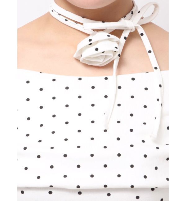 jouetie「コサージュオフショルトップス」|Tシャツ・カットソー|