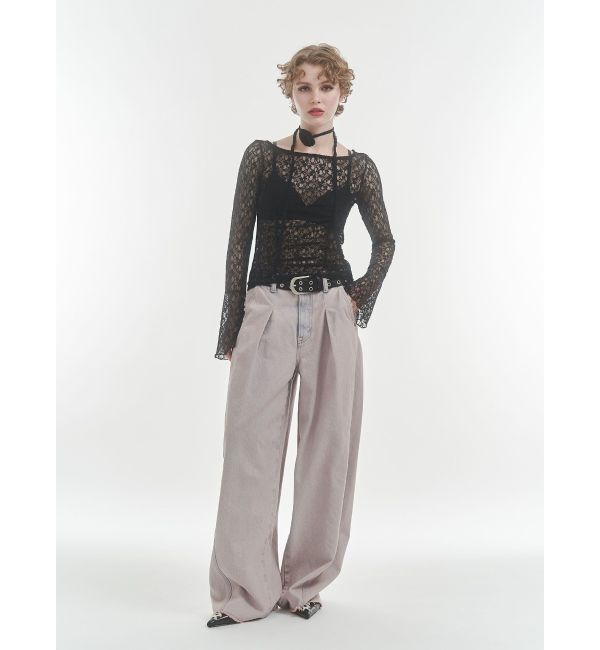 jouetie「レースギャザートップス」|Tシャツ・カットソー|