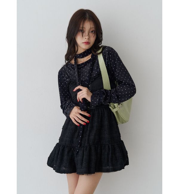 jouetie「シアーベロアチョーカートップス」|Tシャツ・カットソー|