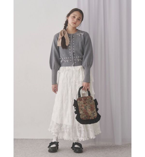 merry jenny「レースティアードキャミワンピース」|ワンピース|