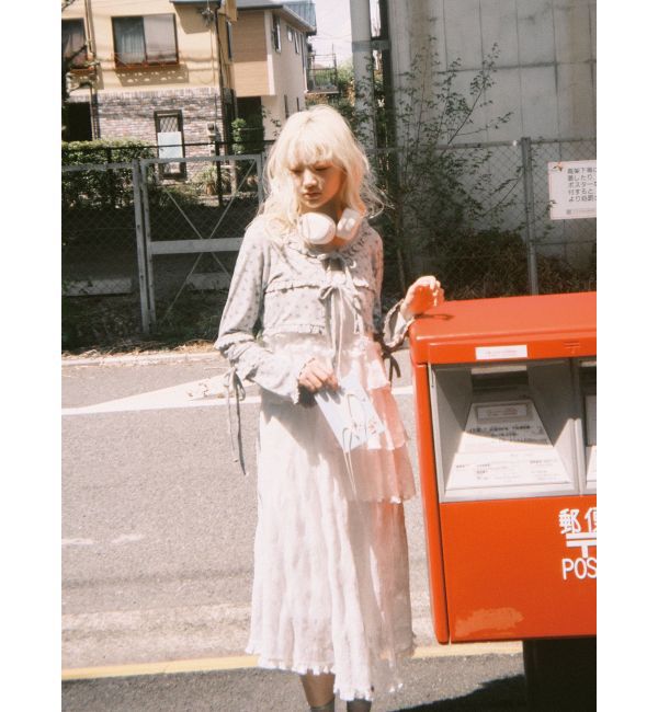 merry jenny「レースティアードキャミワンピース」|ワンピース|