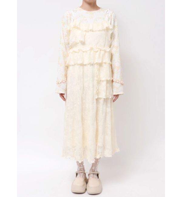 merry jenny「レースティアードキャミワンピース」|ワンピース|
