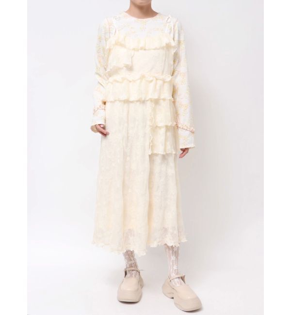 merry jenny「レースティアードキャミワンピース」|ワンピース|