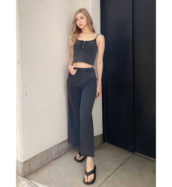 GYDA「フロントレースアップブリーチビスチェ」|キャミソール|