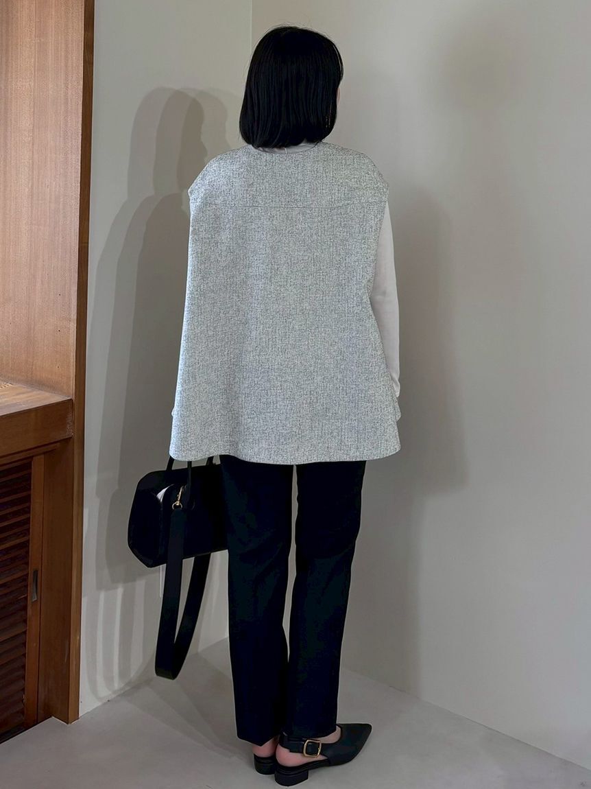 Mila Owen「【セットアイテム】フレアベストタートルニットパンツSET UP」|チノ|