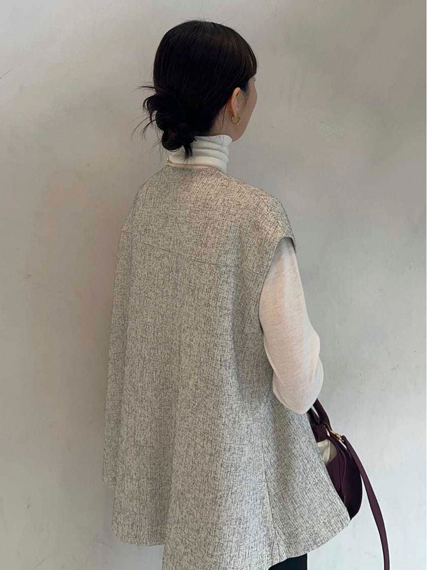 Mila Owen「【セットアイテム】フレアベストタートルニットパンツSET UP」|チノ|