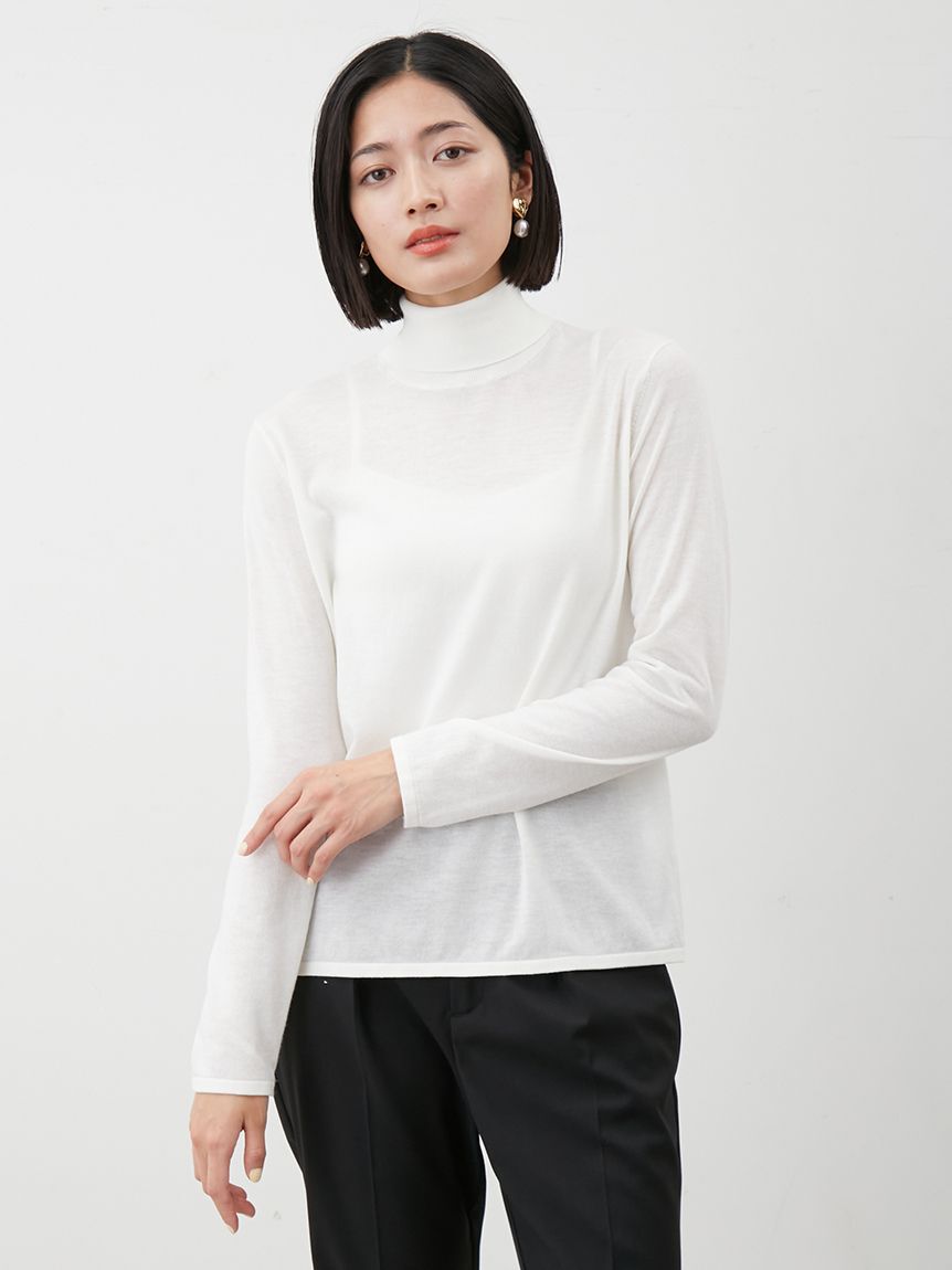 Mila Owen「【セットアイテム】フレアベストタートルニットパンツSET UP」|チノ|