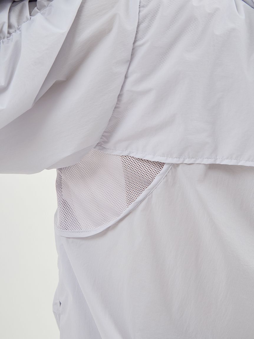 emmi atelier「撥水 ギャザーフーディーブルゾン」|ブルゾン・スタジャン|