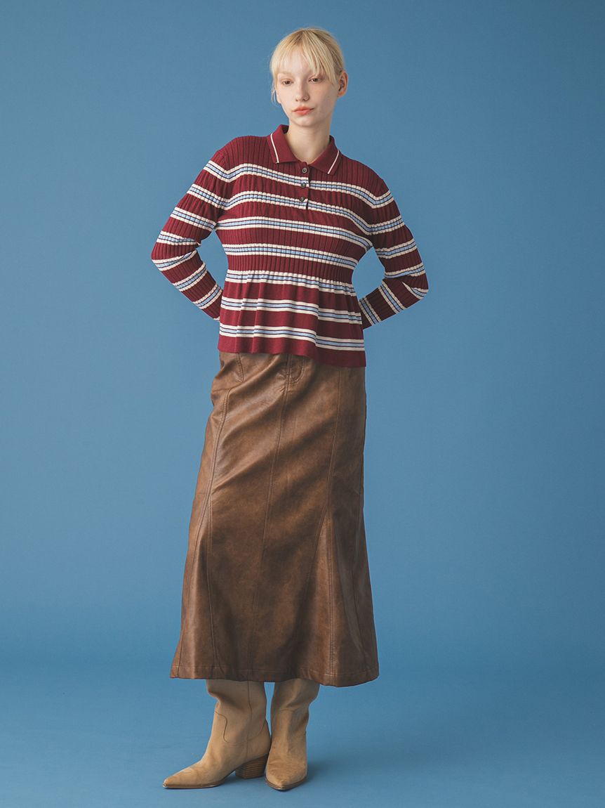 FURFUR「マルチマテリアルマーメイドスカート」|スカート|