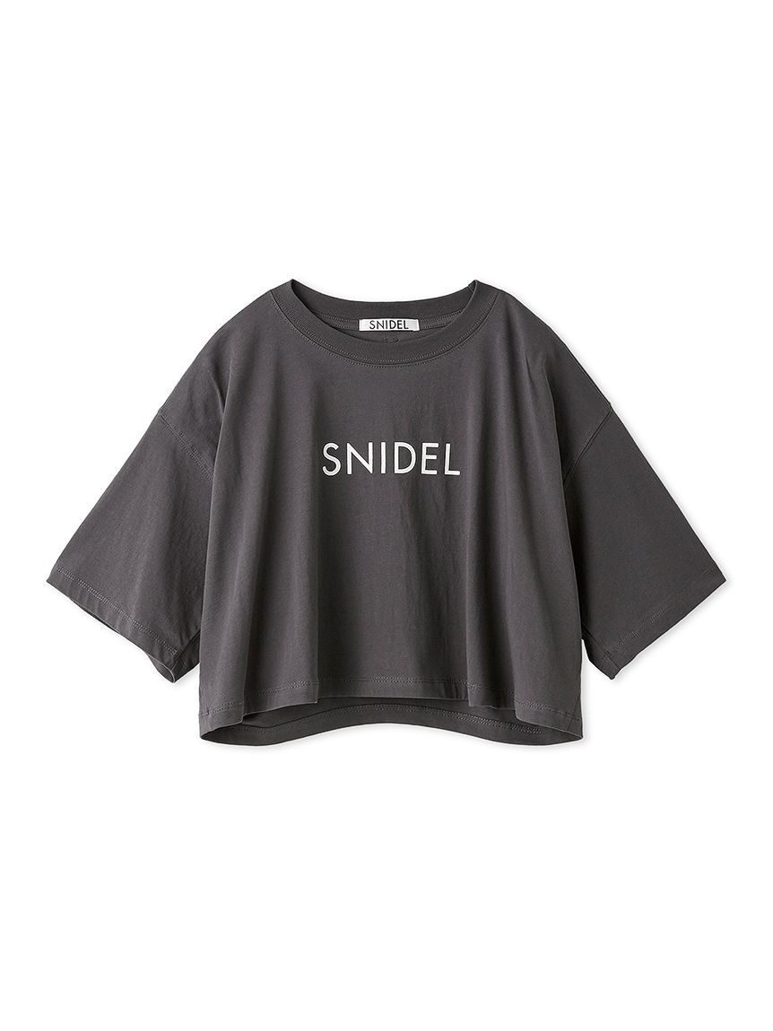 SNIDEL「SNIDELロゴTシャツ」|Tシャツ・カットソー|