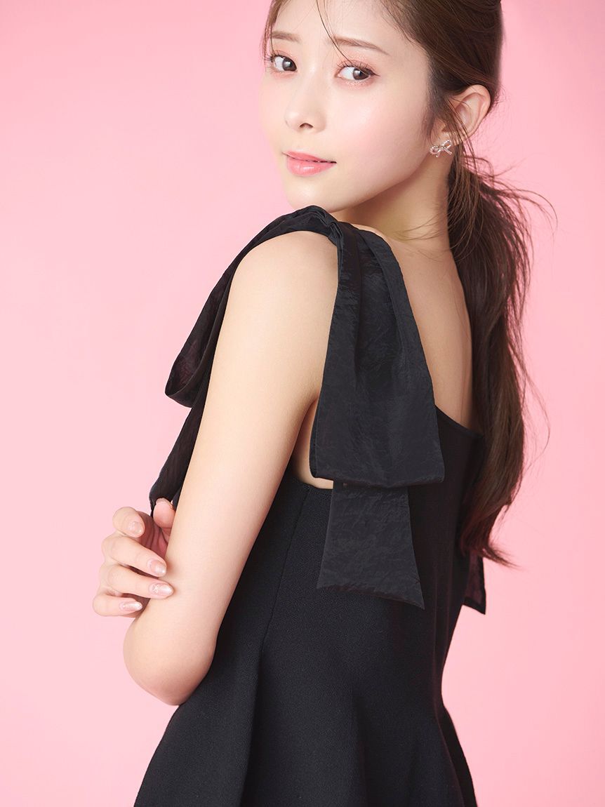 CELFORD「リボンショルダーペプラムニットプルオーバー」|ニット・セーター|