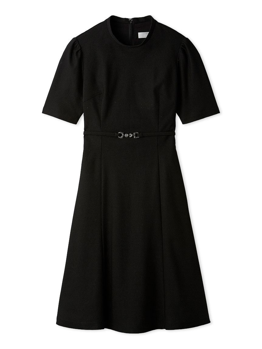 CELFORD「ベルト付きミニワンピース」|ワンピース|BLK