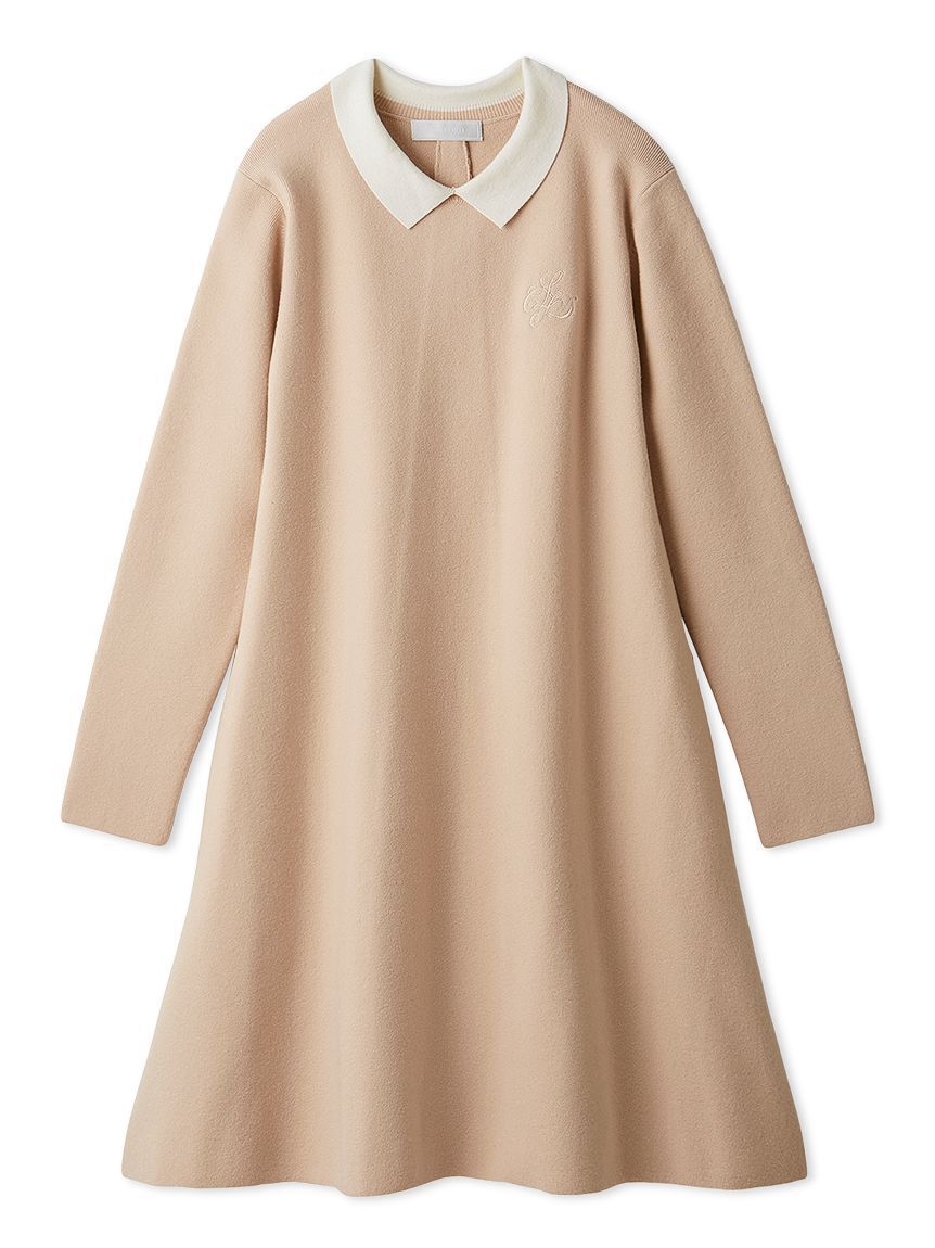 CELFORD「衿付きAラインニットワンピース」|ワンピース|