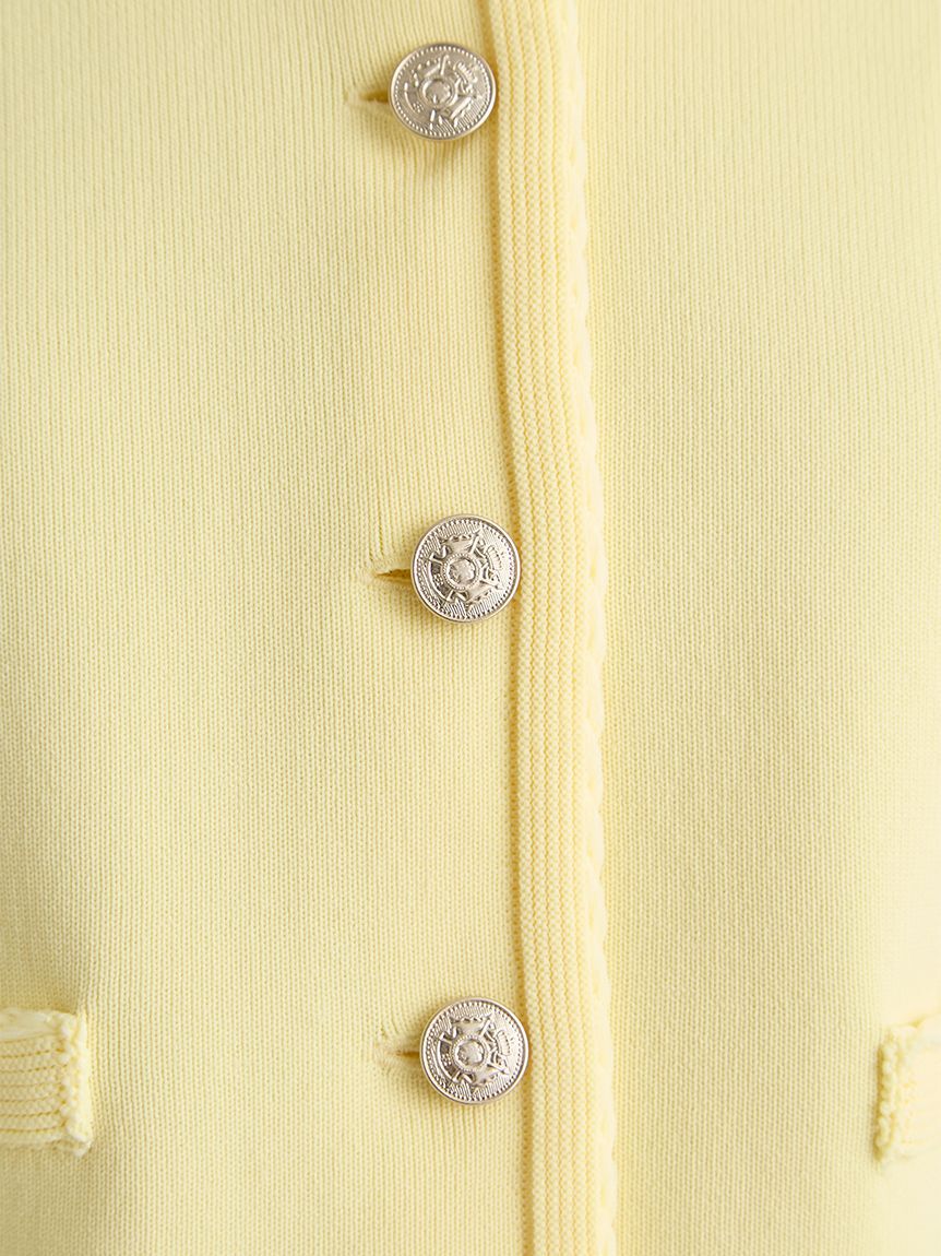 CELFORD「【UVカット】トリム刺繍カーディガン」|カーディガン|