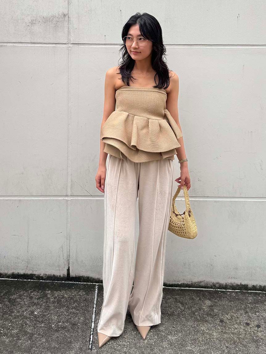 styling/「【WEB限定カラーあり】【セットアップ対応】ドローコードベロアパンツ」|その他|