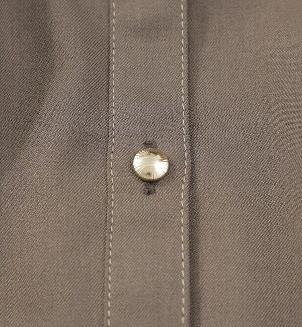  「バックスカーフシャツワンピース」|ワンピース|