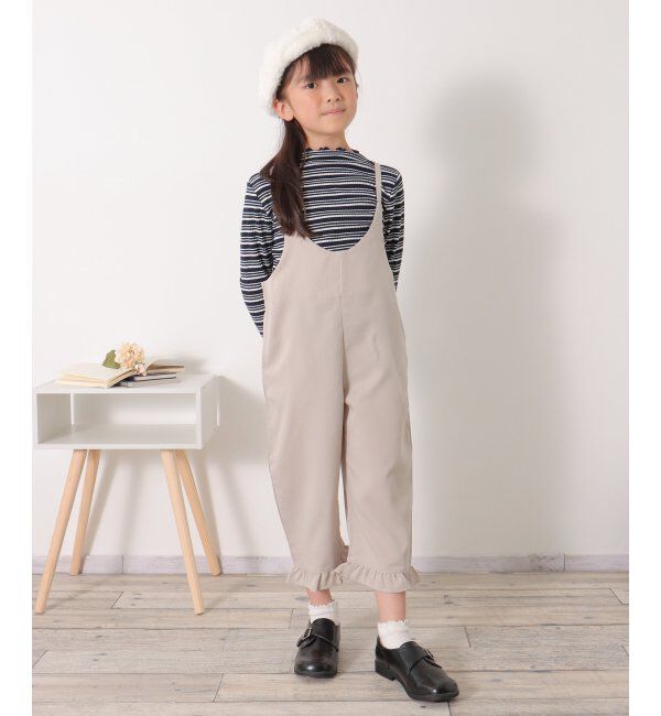 ikka kids「スソフリルキャミサロペット」|その他|ライトグレイ