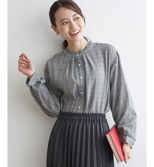 ikka「襟フリル2WAYブラウス」|シャツ・ブラウス|ソノタ