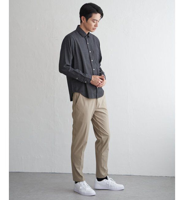 IKKA LOUNGE「デニムライクスイスカラーシャツ」|シャツ・ブラウス|