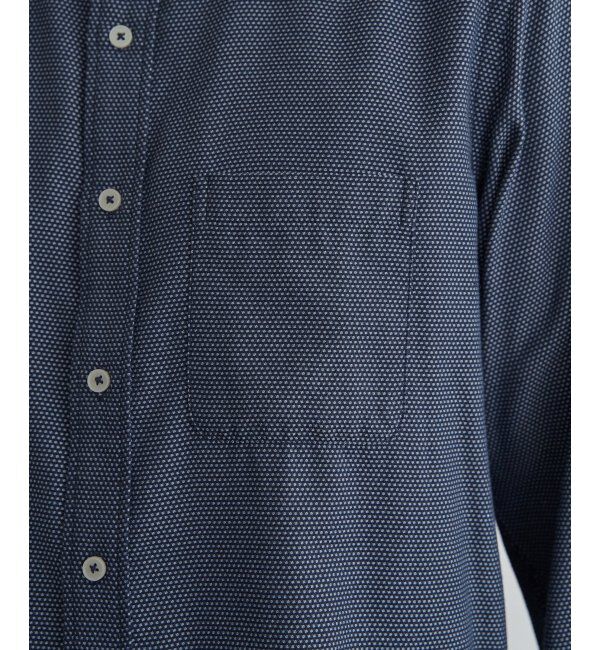 IKKA LOUNGE「デニムライクスイスカラーシャツ」|シャツ・ブラウス|