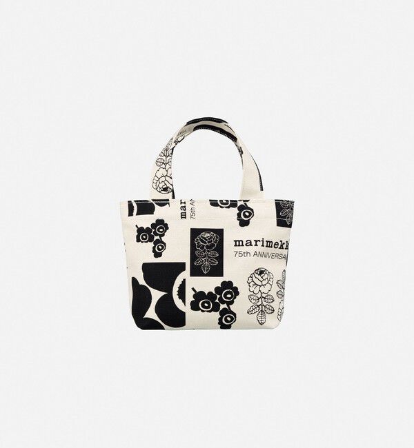 Marimekko「【日本限定】Nyytti Anniversary トートバッグ」|トートバッグ|ｵﾌﾎﾜｲﾄ&times;ﾌﾞﾗｯｸ